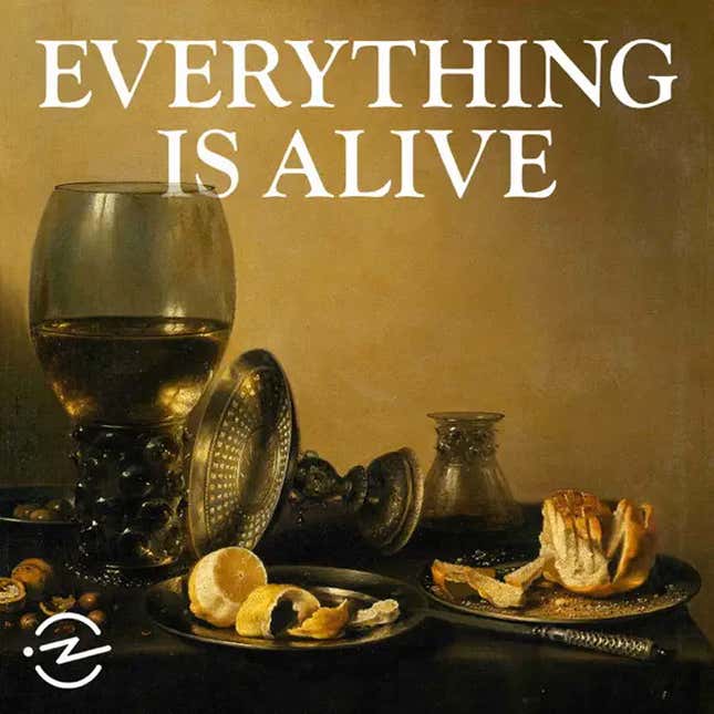 The artwork for the Everything is Alive podcast. 