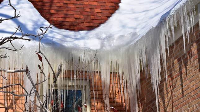 Image for article titled How to Prevent Ice Dams From Ruining Your Roof