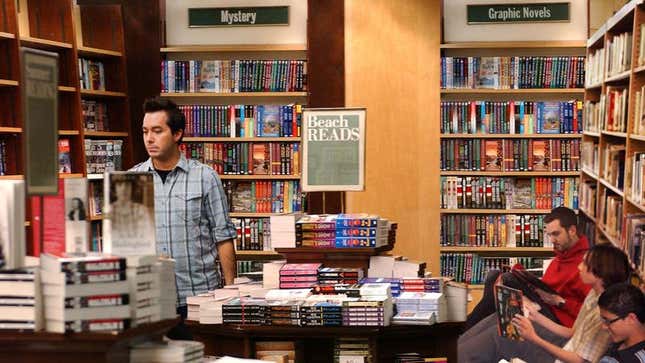 Image for article titled Man Cautiously Avoids Barnes &amp; Noble Section Where Teens Check Out Graphic Novels