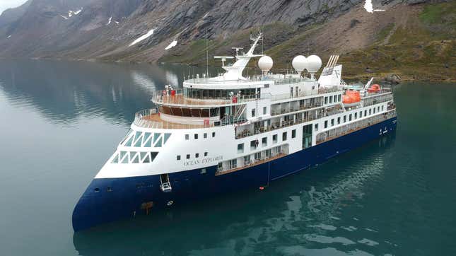 Image for article titled Cruise Ship Runs Aground Above Arctic Circle In Greenland