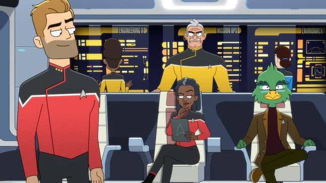 Imagen para el artículo titulado Lower Decks ha dado su paso más grande y valiente hasta el momento