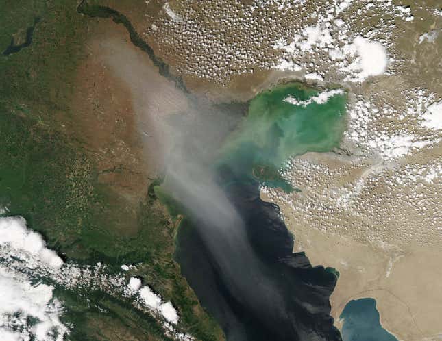 Image for article titled Earth’s fiercest dust storms, as seen from space