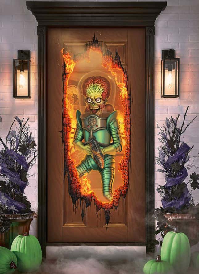 Mars Attacks! Martian Door Cover
