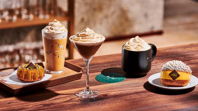 Starbucks Reserve Pumpkin Spice Espresso Martini and other fall 2023 menu items