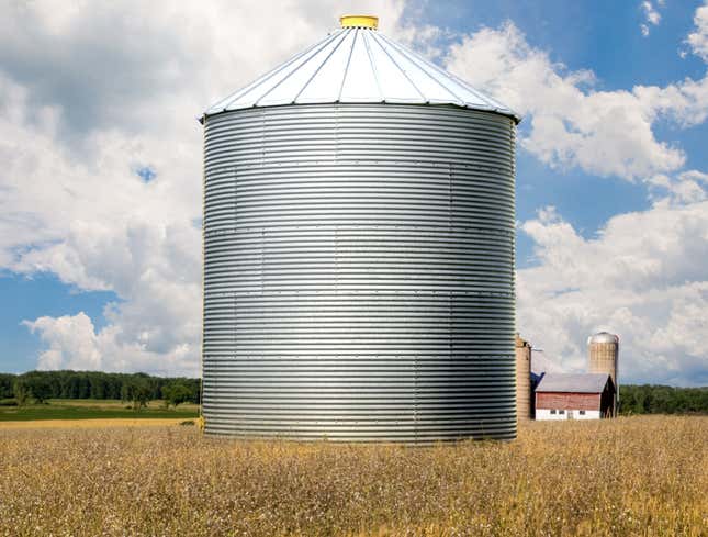 Image for article titled Report: Entire $12 Billion Farm Aid Package Already Blown On Really Big Silo