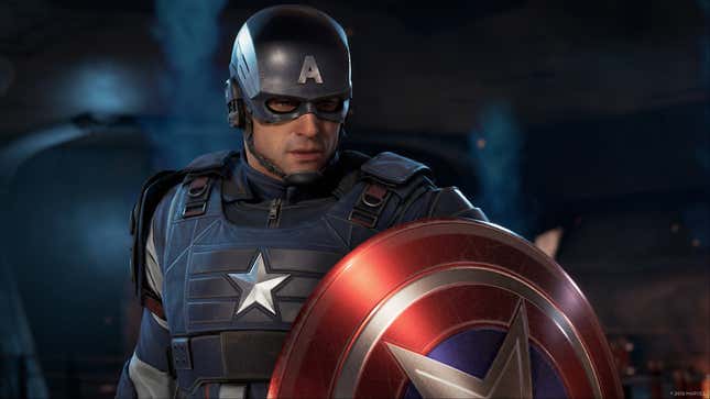 captain america in marvels avengers