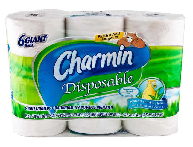 Image for article titled Charmin Introduces New Disposable Toilet Paper
