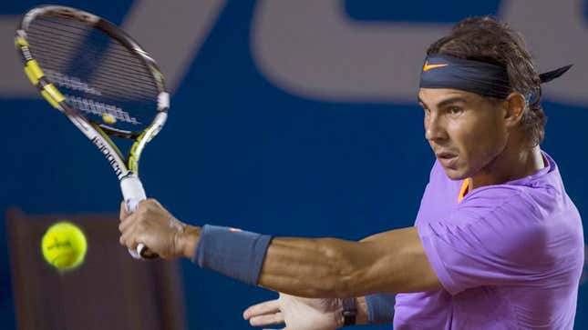 Image for article titled Nadal Hits Shot Super Low To The Net