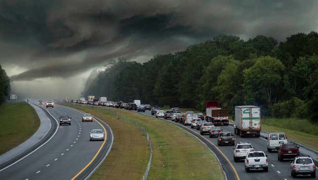 Image for article titled FEMA Officials Panic After Accidentally Evacuating 1 Million Residents In Direction Of Hurricane