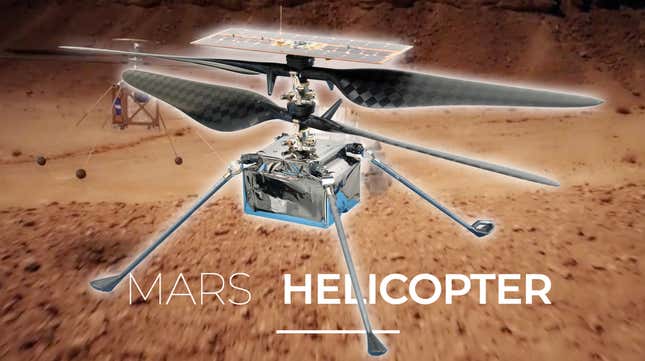 Imagen para el artículo titulado La NASA enviará hoy un helicóptero a Marte: sigue el lanzamiento en directo