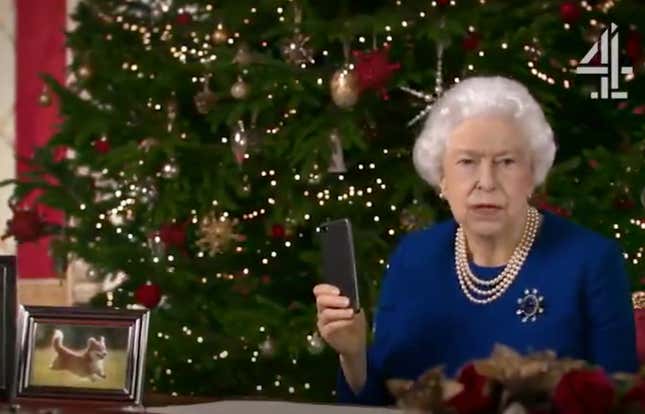 Image for article titled First Deepfake Address from the Queen of England Makes Its Debut on British TV