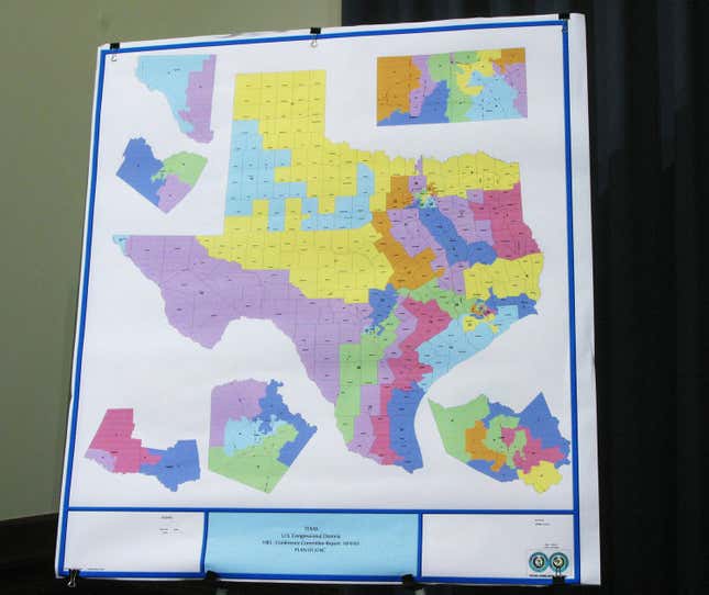 A 2003 Texas Redistricting Map