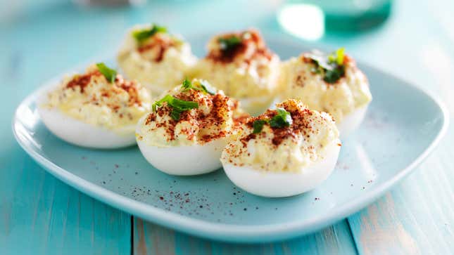 Image for article titled The Duggars renamed deviled eggs “yellow pocket angel eggs”