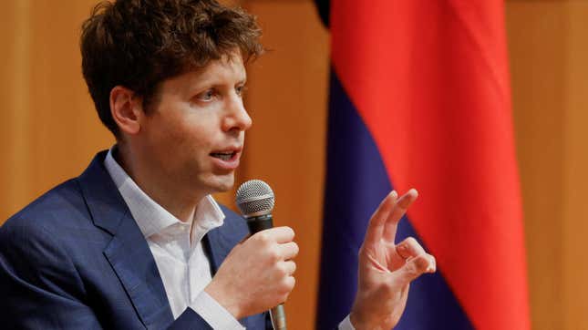 Sam Altman, CEO of ChatGPT maker OpenAI, attends an open dialogue with students at Keio University in Tokyo, Japan June 12, 2023.