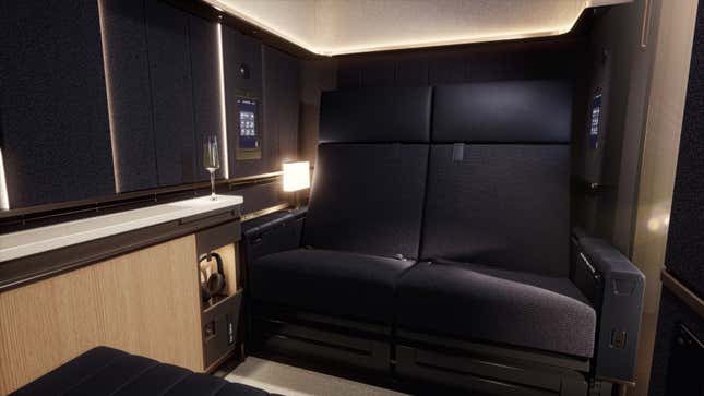 Image for article titled Lufthansa Is Putting Double Beds in First Class and I Just Want a Little More Leg Room