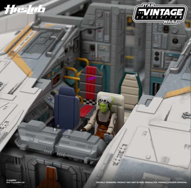 Hera in the cockpit