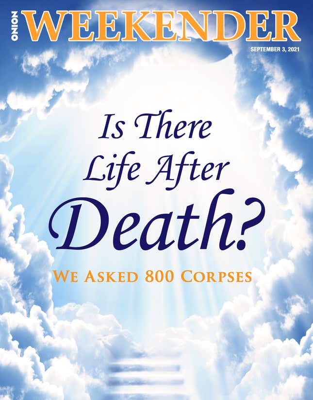 Image for article titled Is There Life After Death? We Asked 800 Corpses