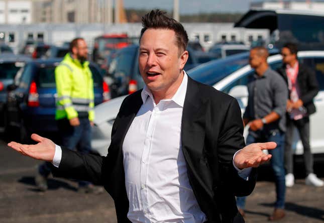 Image for article titled Elon Musk Secretly Had Twins with Top Tesla Executive, Now Has 9 Children