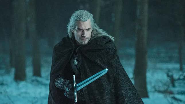 Henry Cavill as Geralt of Rivia. 