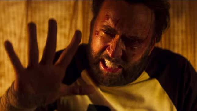 Image for article titled 15 of the Wildest Nicholas Cage Performances, Ranked by Intensity