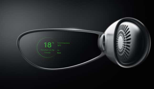 Imagen para el artículo titulado Las gafas de realidad aumentada de Oppo podrán subtitular a las personas que hablen otros idiomas