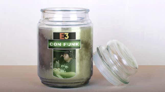 Image for article titled E3 Now Selling ‘Con Funk’ Scented Candle For Gamers Who Want To Take Convention Experience Home With Them
