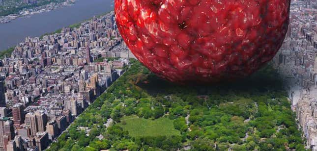 Imagen para el artículo titulado Este es el tamaño que tendría una albóndiga hecha con la carne de todos los humanos del planeta