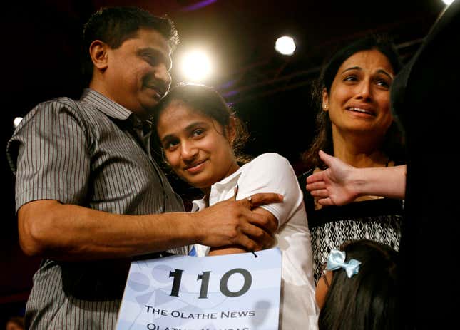 Image for article titled The champions and winning words from 20 years of spelling bees