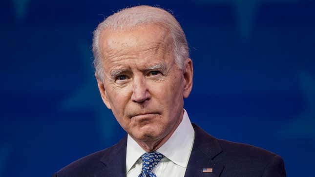 Image for article titled Biden Dead After Aide Accidentally Presses Soft Spot On Top Of Skull