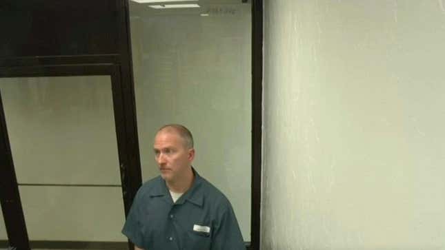 Former Minneapolis police officer Derek Chauvin, serving time for the 2020 murder of George Floyd, appears via Zoom from a federal prison in Tucson, Ariz., on Friday, March 17, 2023. 