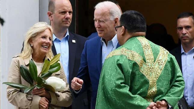 Image for article titled Biden Says He&#39;s &#39;Not Big on Abortion&#39; As a &#39;Practicing Catholic,&#39; But Roe Got It Right