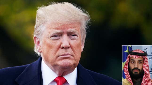 Image for article titled Trump Administration Launches Human Rights Investigation Into Senate’s Harsh Treatment Of Mohammad Bin Salman