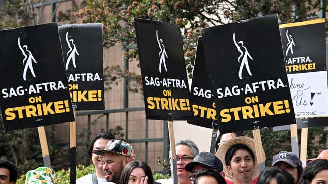 SAG-AFTRA strike picket