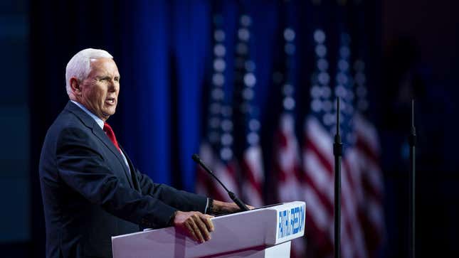 Image for article titled Mike Pence Pushes for 15-Week Abortion Ban As &#39;Minimum Nationwide Standard&#39;