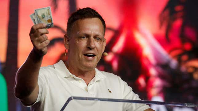 Image for article titled Surveillance Titan Peter Thiel Invests Millions in New Anti-Feminist Menstrual Tracking App