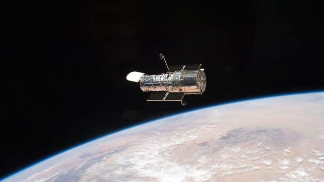 El telescopio espacial Hubble.