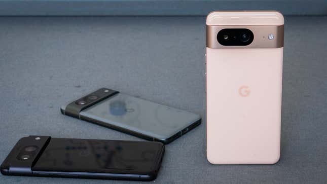 A photo of the Pixel 8 