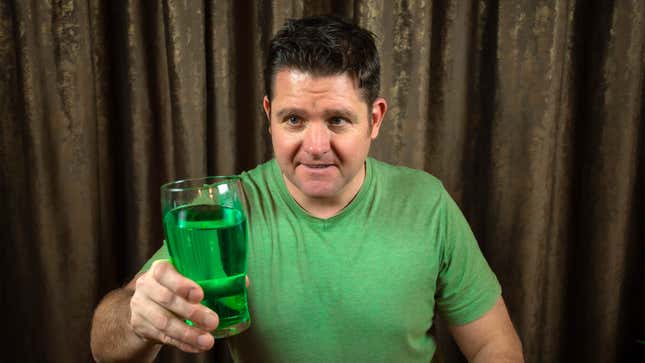 Image for article titled Nauseous St. Patrick’s Day Reveler Unsure Whether He’s Going To Vomit Or Punch
