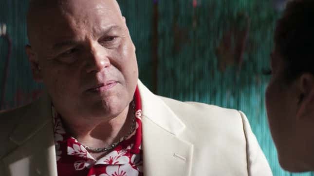 Vincent D'Onofrio as Wilson Fisk in Marvel's Hawkeye. 