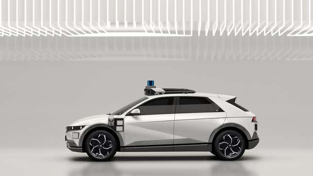 Imagen para el artículo titulado Los primeros robotaxis de Hyundai estarán disponibles en la aplicación Lyft en 2023