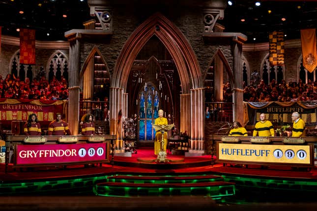 Helen Mirren hosts Hogwarts Tournament Of Houses