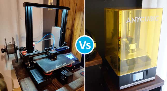 Imagen para el artículo titulado ¿Filamento o resina? Todo lo que necesitas saber para elegir entre ambas al comprar tu primera impresora 3D