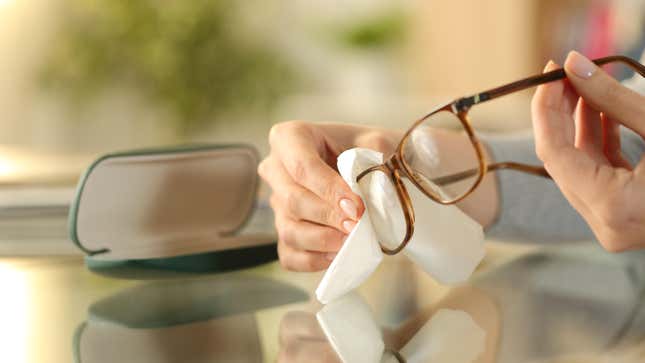 Image for article titled Don&#39;t Use These Common, Bad Ways to Clean Your Glasses