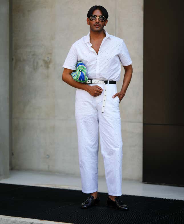 Image for article titled Milan Men&#39;s Fashion Week Had 2 Vibes: Mediterranean Guy and Berghain Guy