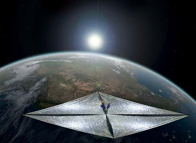 Image for article titled We now have a spacecraft that is propelled by sunlight alone
