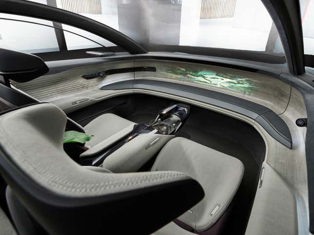 Image for article titled The Audi Grandsphere Concept Proves EVs Can Be Boats, Too