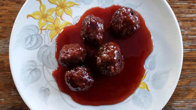 Slow Cooker Grape Jelly Meatballs