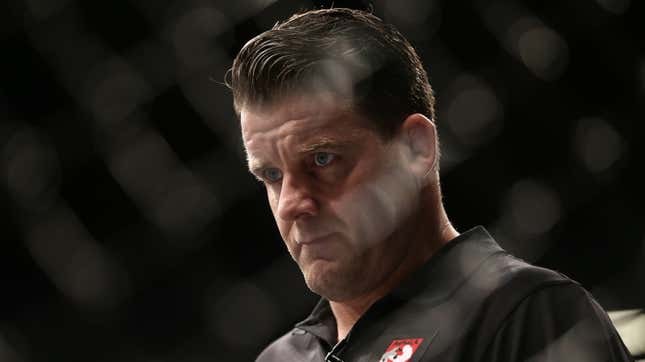 Referee Marc Goddard is just one of the many who has found himself on the wrong side of McGregor’s infamous temper.