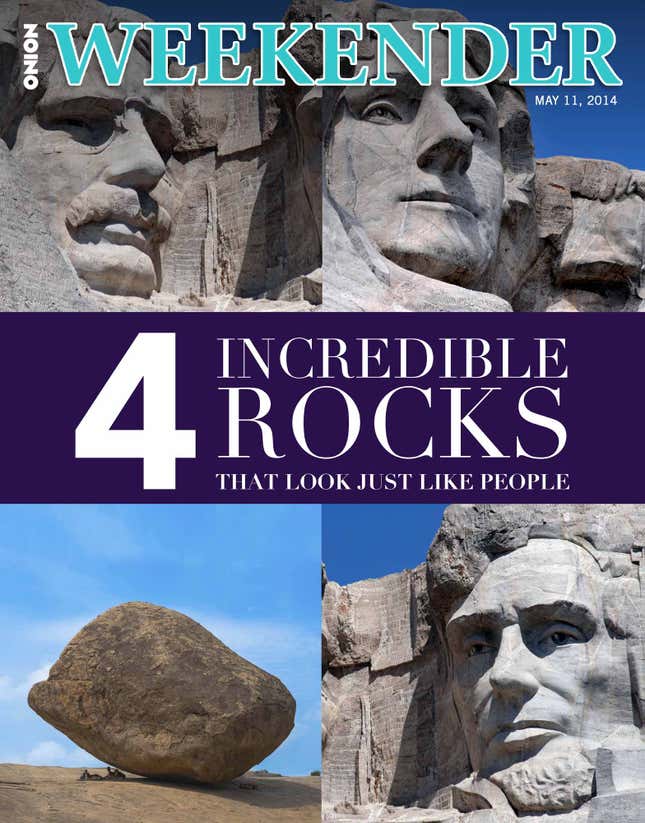 Image for article titled 4 Incredible Rocks That Look Just Like People