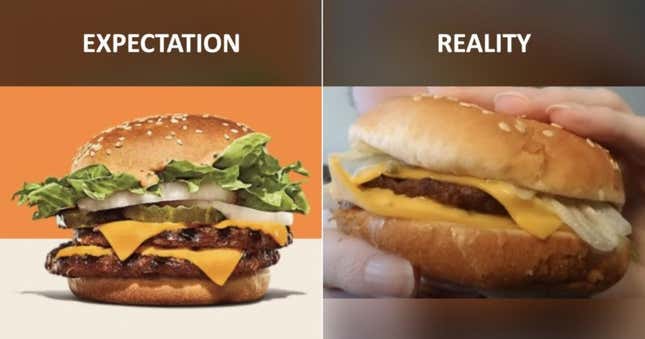 Imagen para el artículo titulado Demandan a Burger King por publicidad engañosa de sus hamburguesas